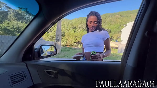 FODA GOSTOSA NA RUA, COM UBER SAFADO DO PAU GIGANTE.