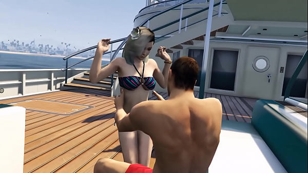 GTA 5 – Cutie Bikini Babe gets Fucked on Yacht