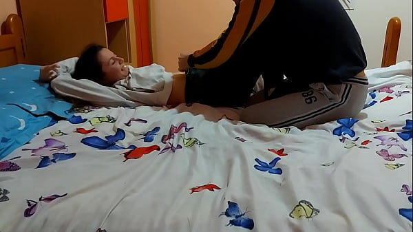 Horny petite babe loves getting fucked rough