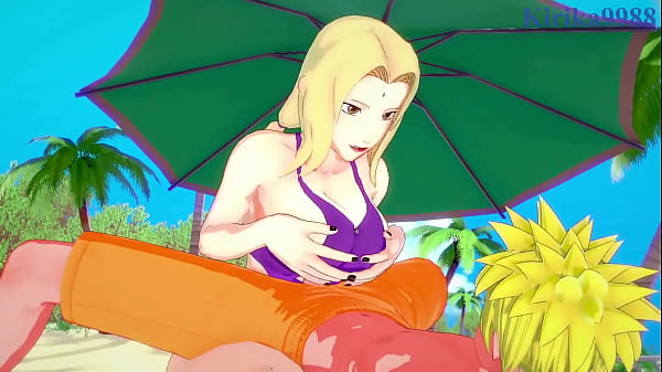 Tsunade and Naruto Uzumaki intense sex. – Naruto Hentai