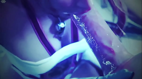 Pink haired bitch gives an incredibly slobbery blowjob
